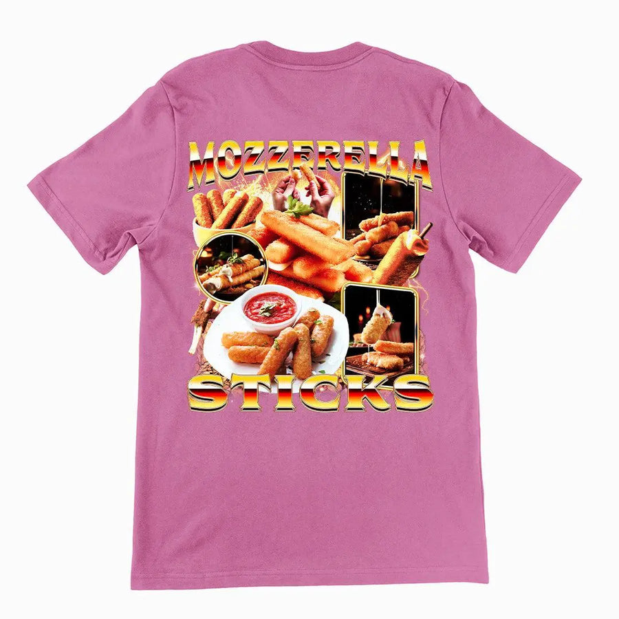 Mozzerella Sticks t-shirt (backprint) - Orbital Clothing