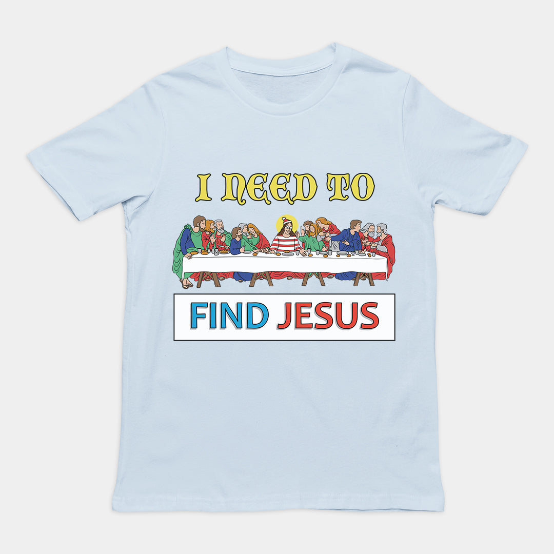 I need to find Jesus (Where's Wally) T-Shirt Orbital Clothing