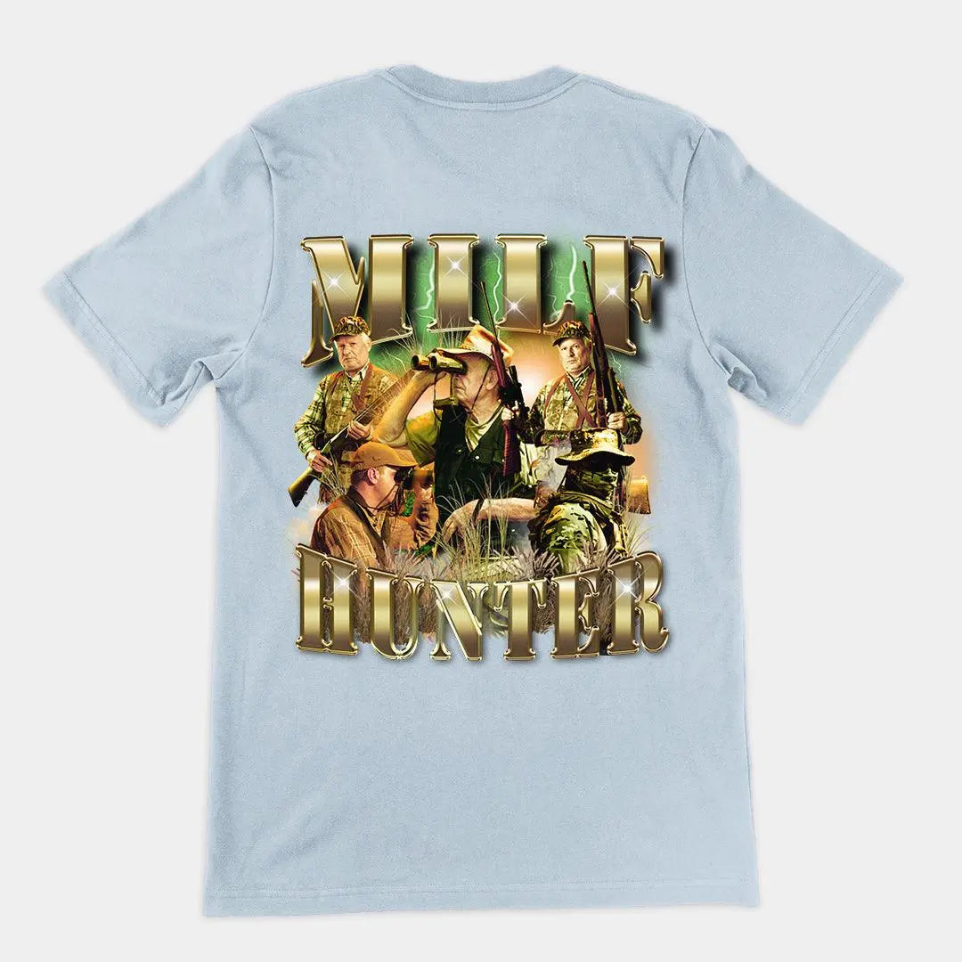 Milf Hunter t-shirt (backprint) - Orbital Clothing
