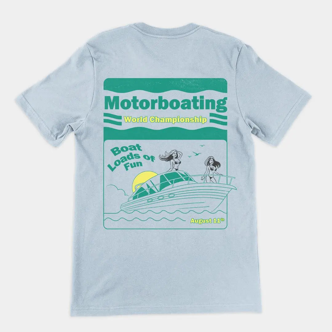 Motorboating World Championship t-shirt (backprint) - Orbital Clothing