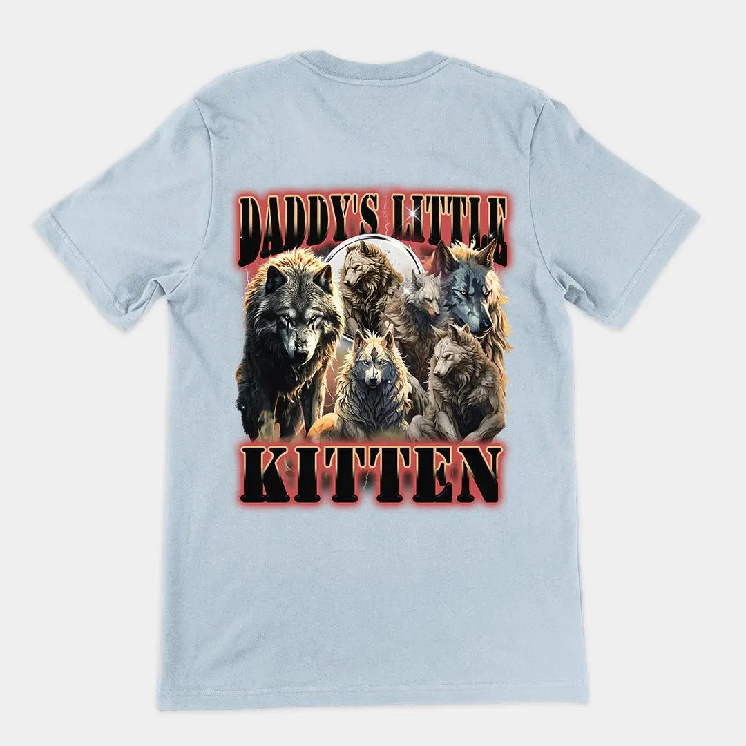 Daddy's Little Kitten t-shirt (backprint) - Orbital Clothing