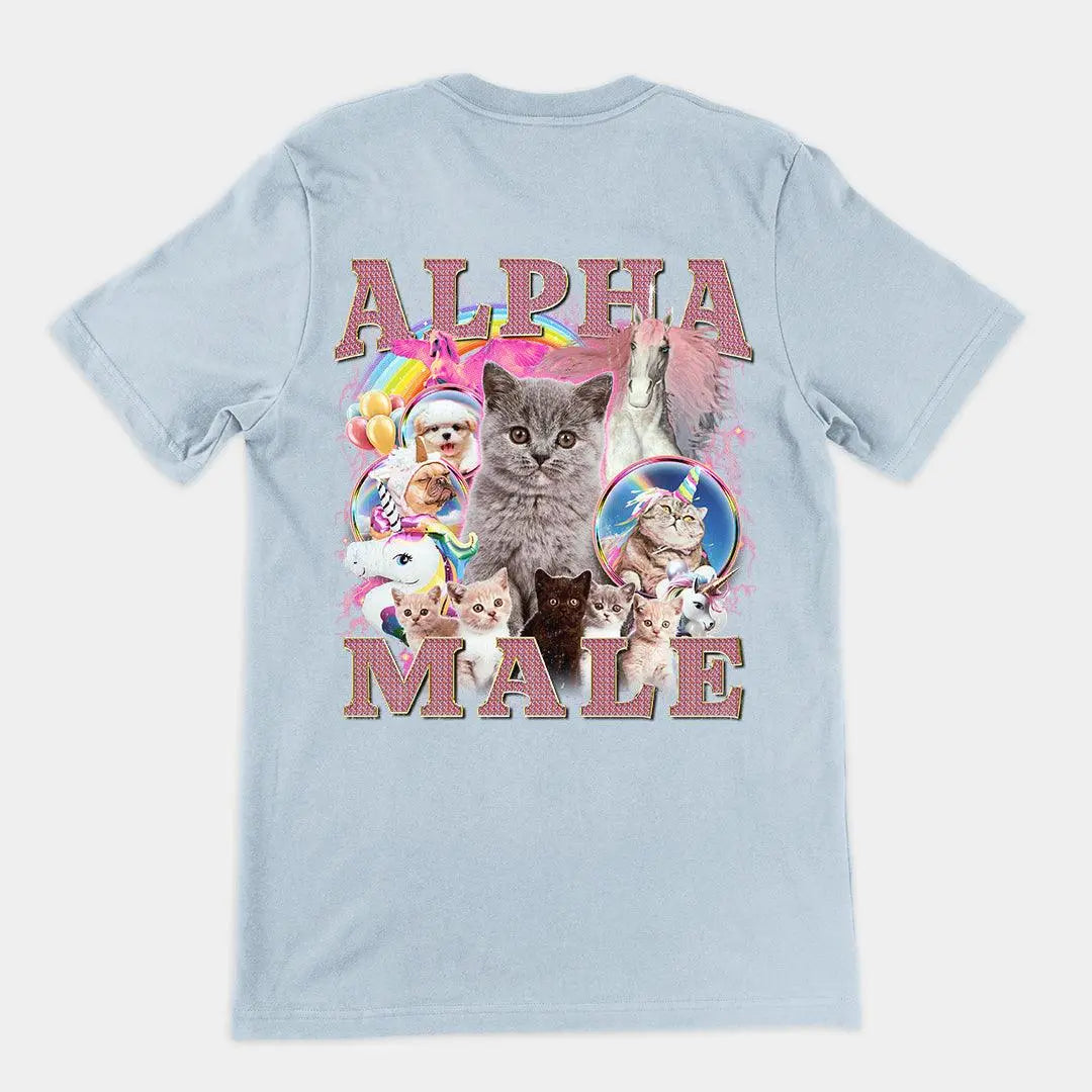 Alpha Male (Updated Design) t-shirt (backprint) - Orbital Clothing