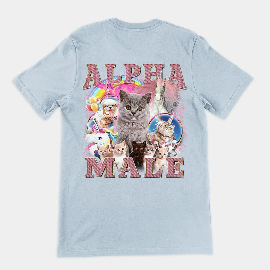 Alpha Male (Updated Design) t-shirt (backprint) - Orbital Clothing