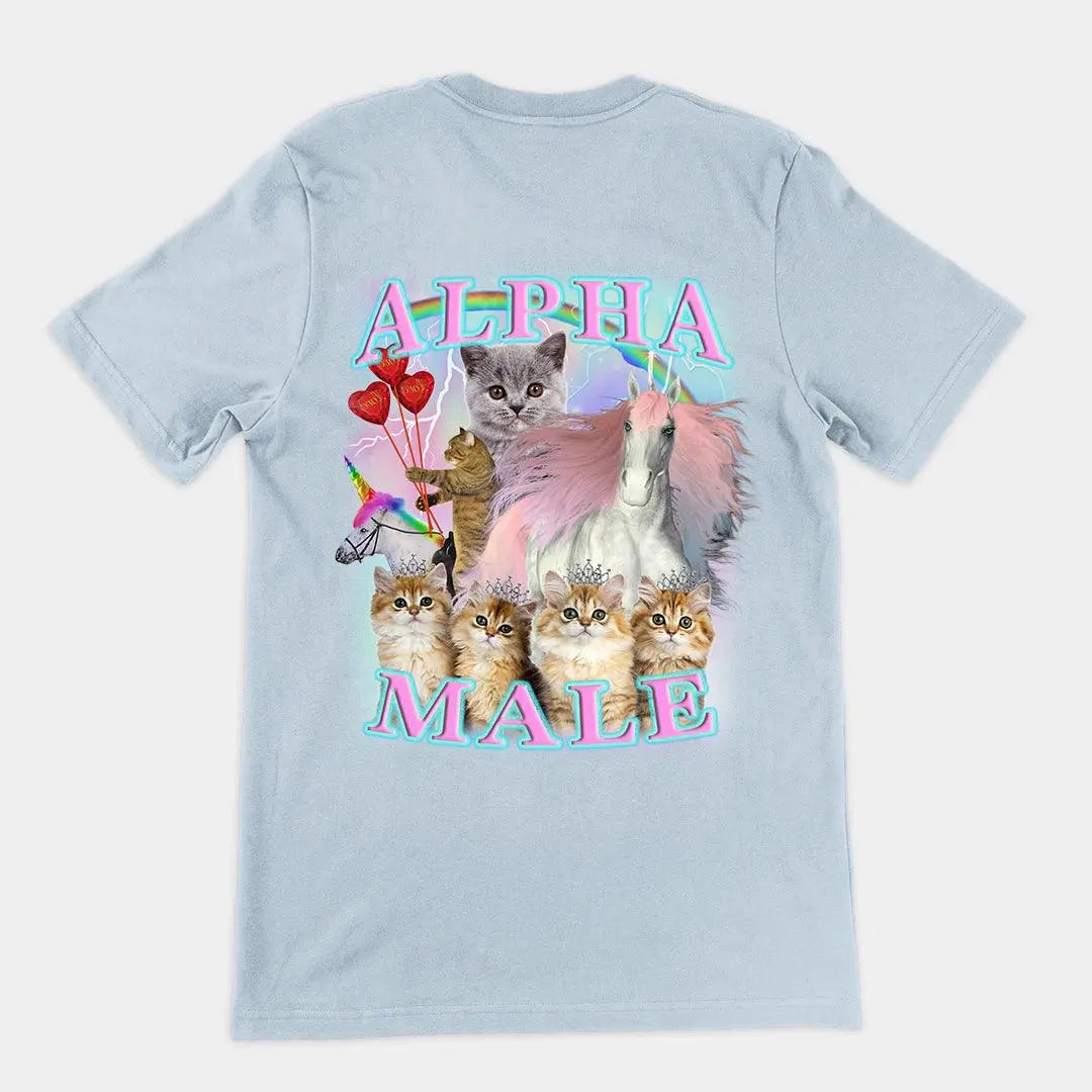 Alpha Male t-shirt (backprint) - Orbital Clothing