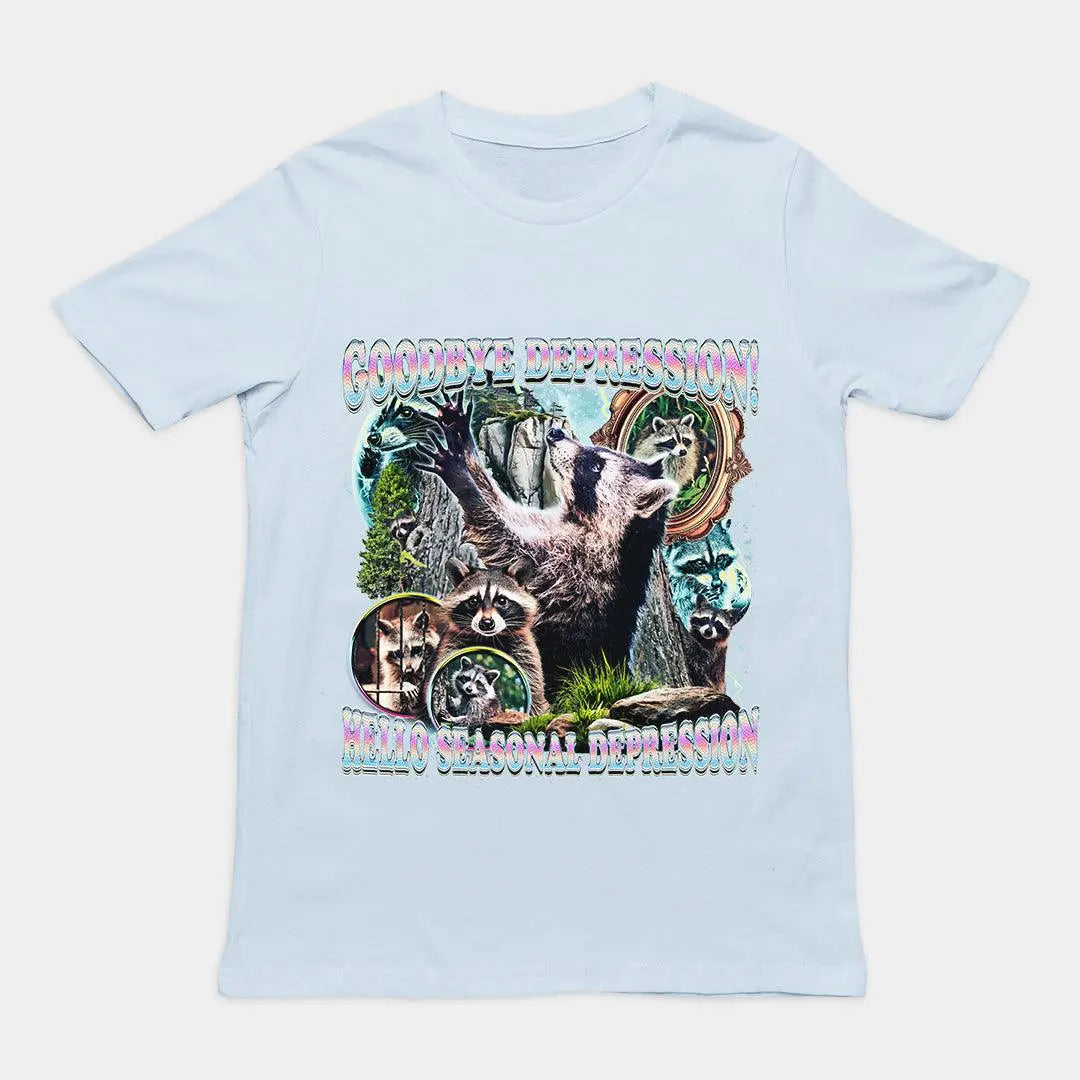Goodbye Depression! Hello Seasonal Depression T-Shirt - Orbital Clothing