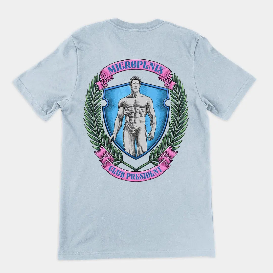 Micro Penis Club President t-shirt (backprint) - Orbital Clothing