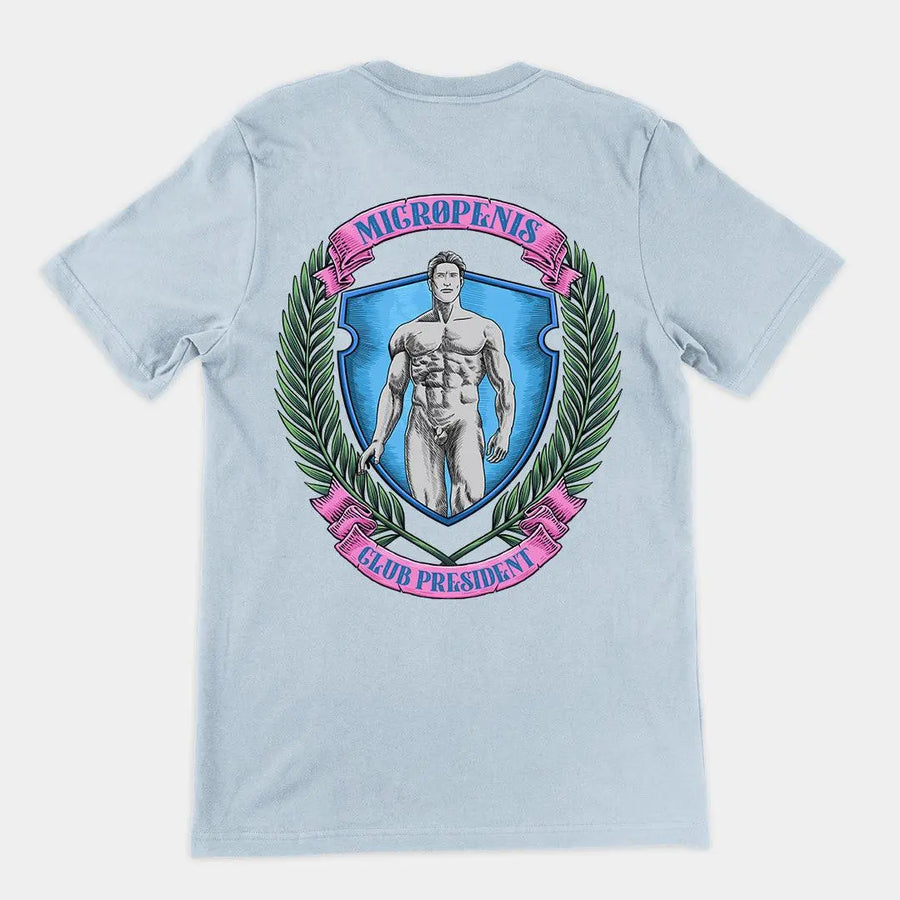 Micro Penis Club President t-shirt (backprint) - Orbital Clothing