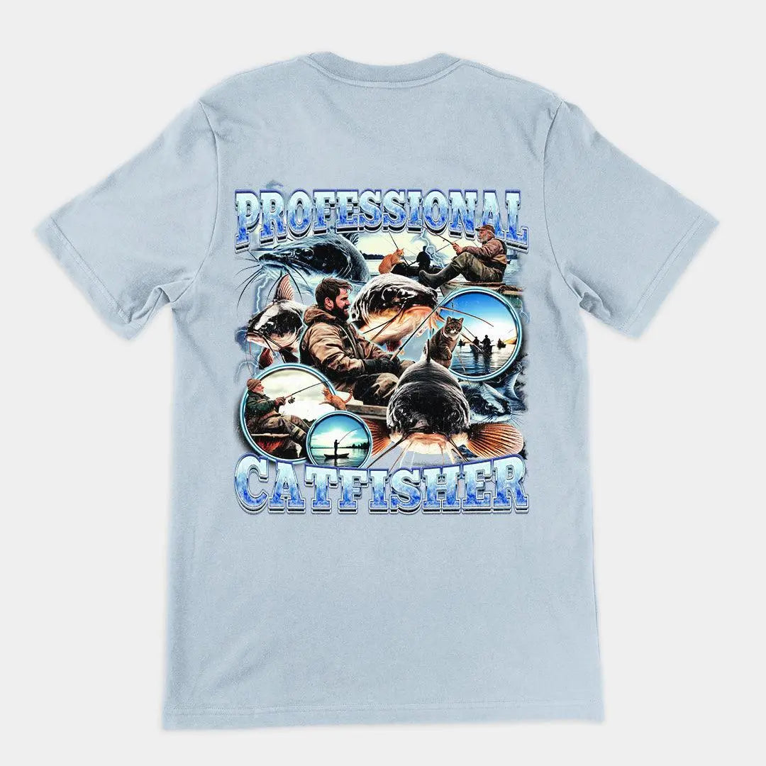 Professional Catfisher t-shirt (backprint) - Orbital Clothing