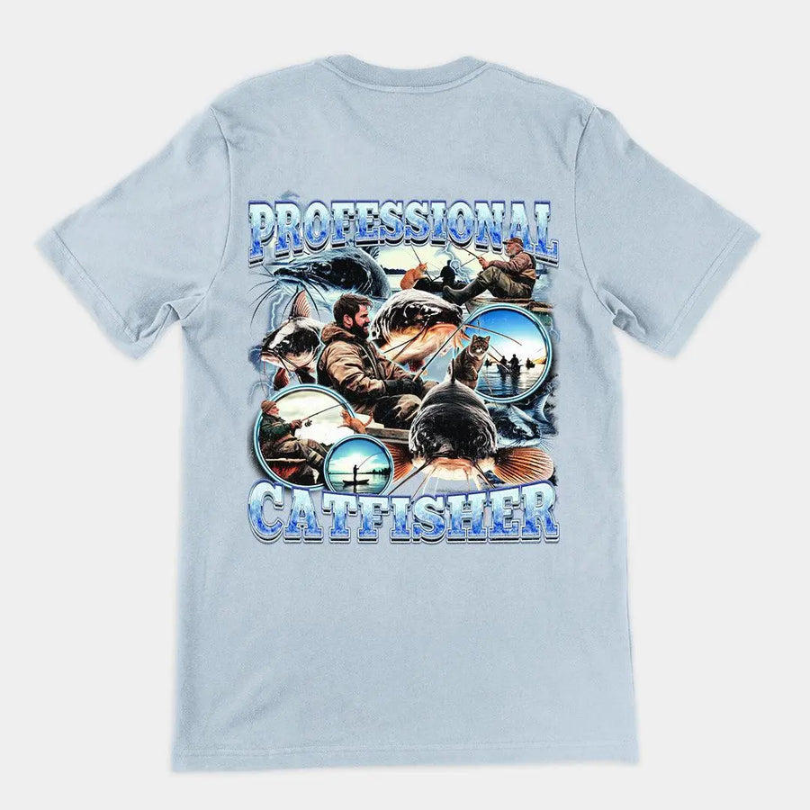 Professional Catfisher t-shirt (backprint) - Orbital Clothing