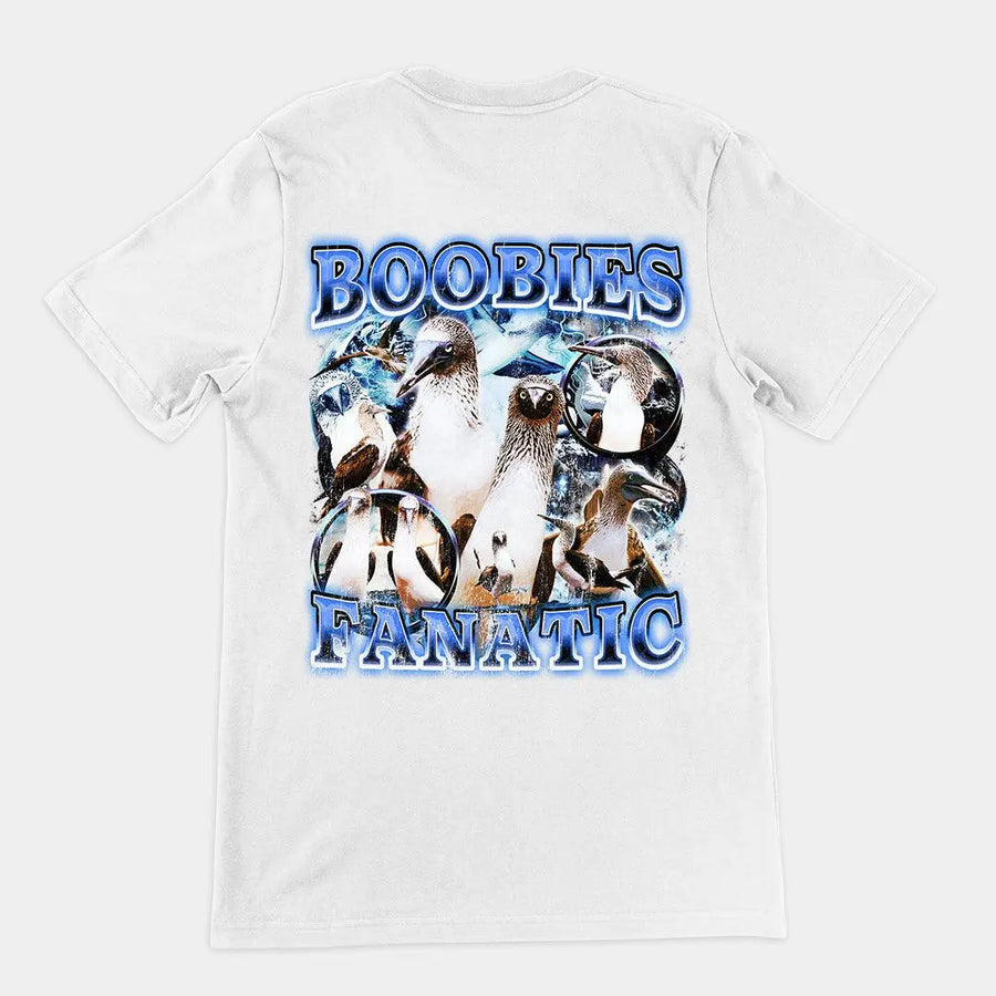 Boobies Fanatic t-shirt (backprint) - Orbital Clothing