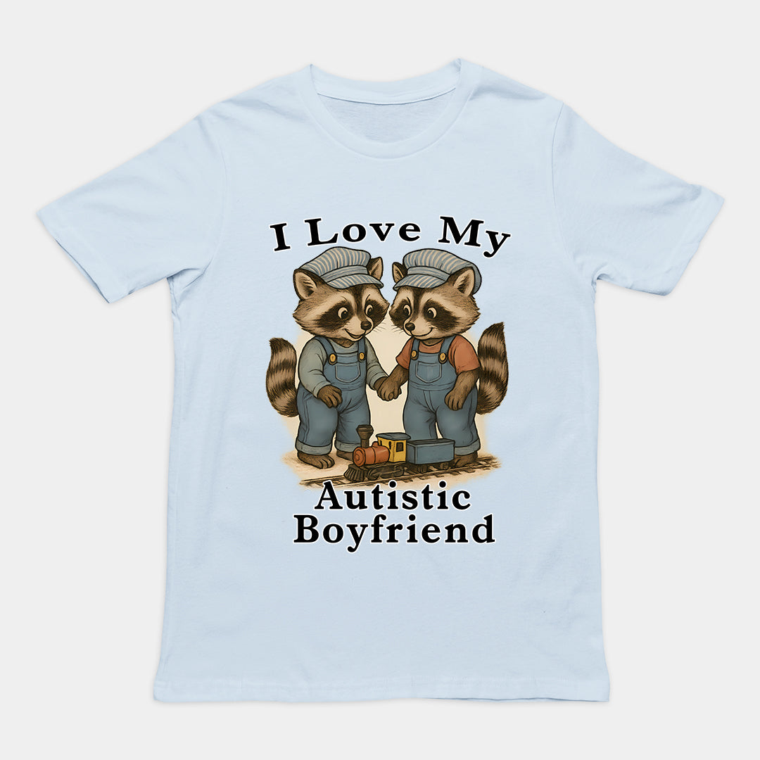 I Love my Autistic Boyfriend T-Shirt