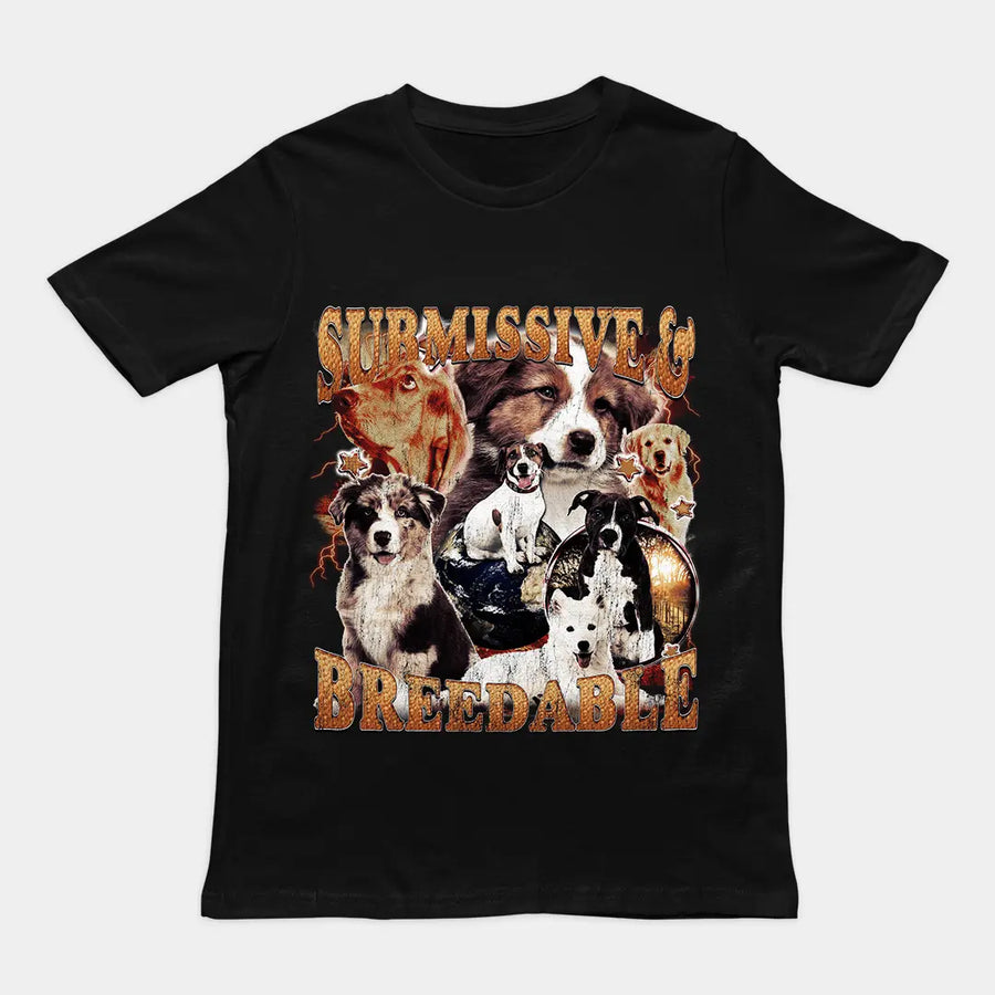 Submissive and Breedable t-shirt - Orbital Clothing