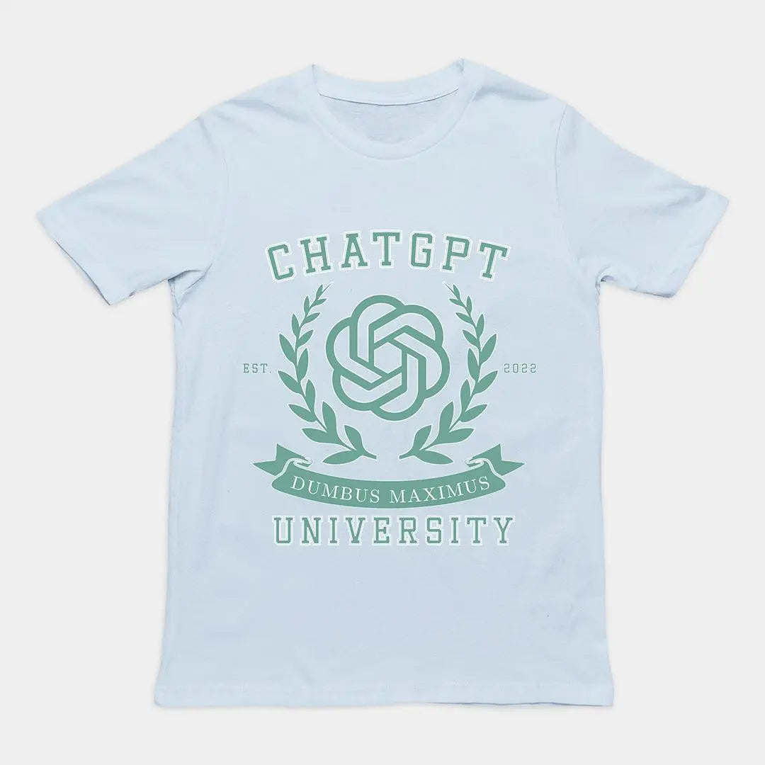 Chat GPT University t-shirt - Orbital Clothing
