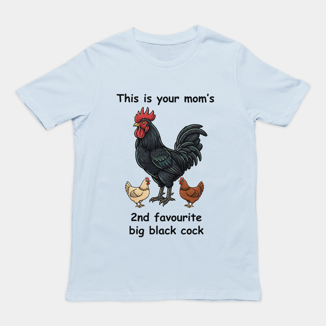 This is your mom's 2nd favourite big black cock T-Shirt Orbital Clothing