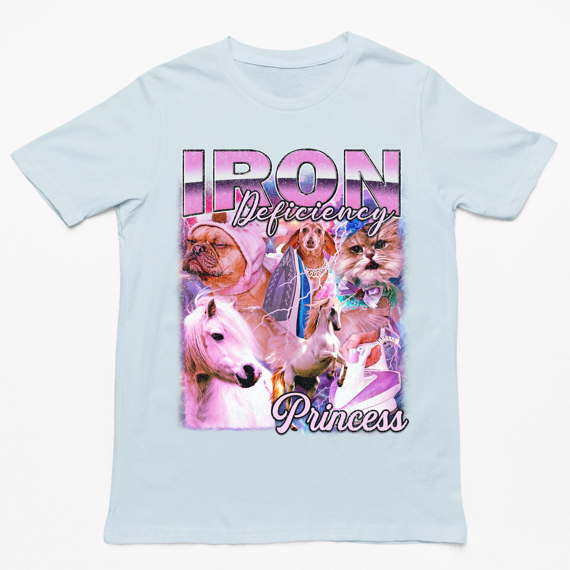 Iron Deficiency Princess Vintage Style T-Shirt