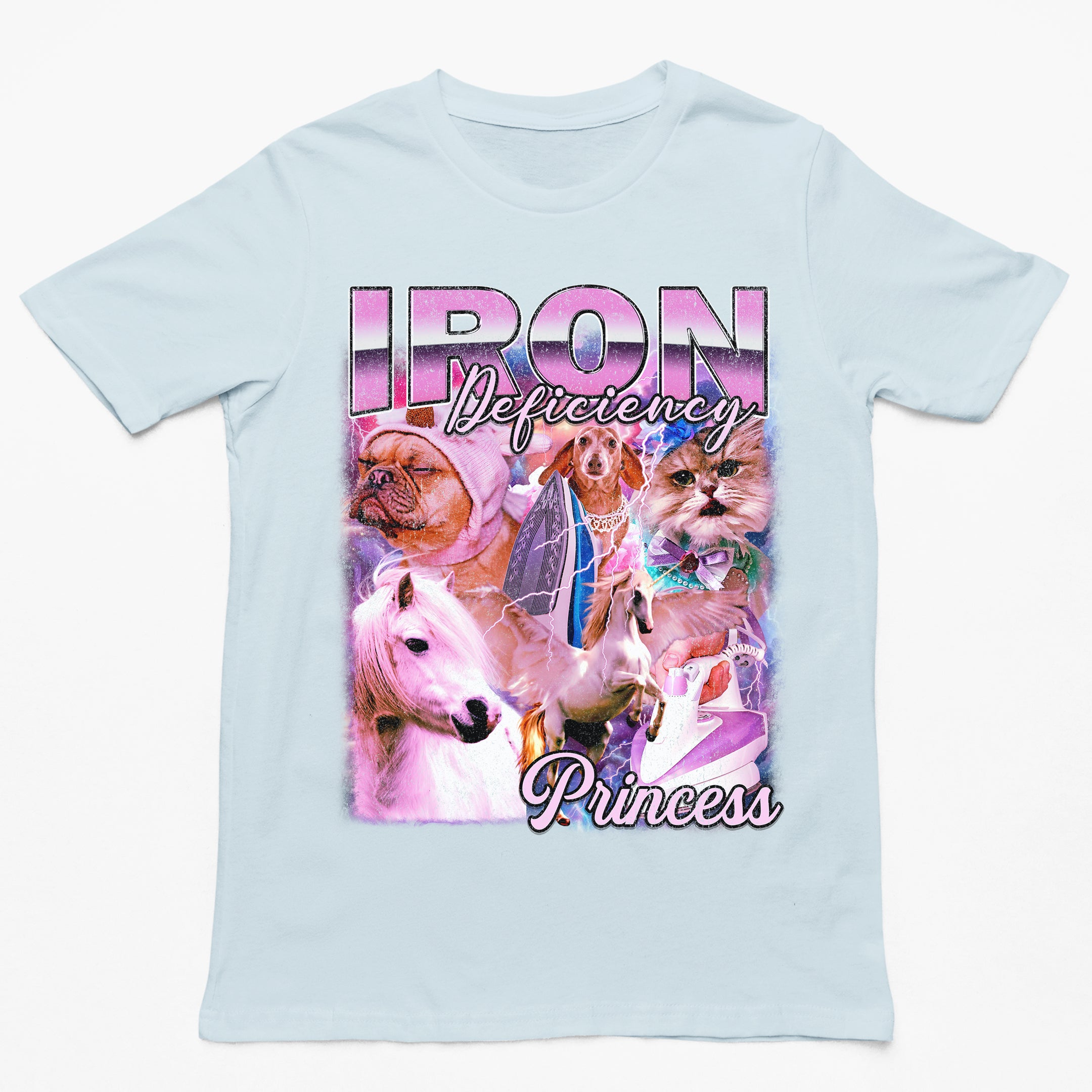 Iron Deficiency Princess Vintage Style T-Shirt