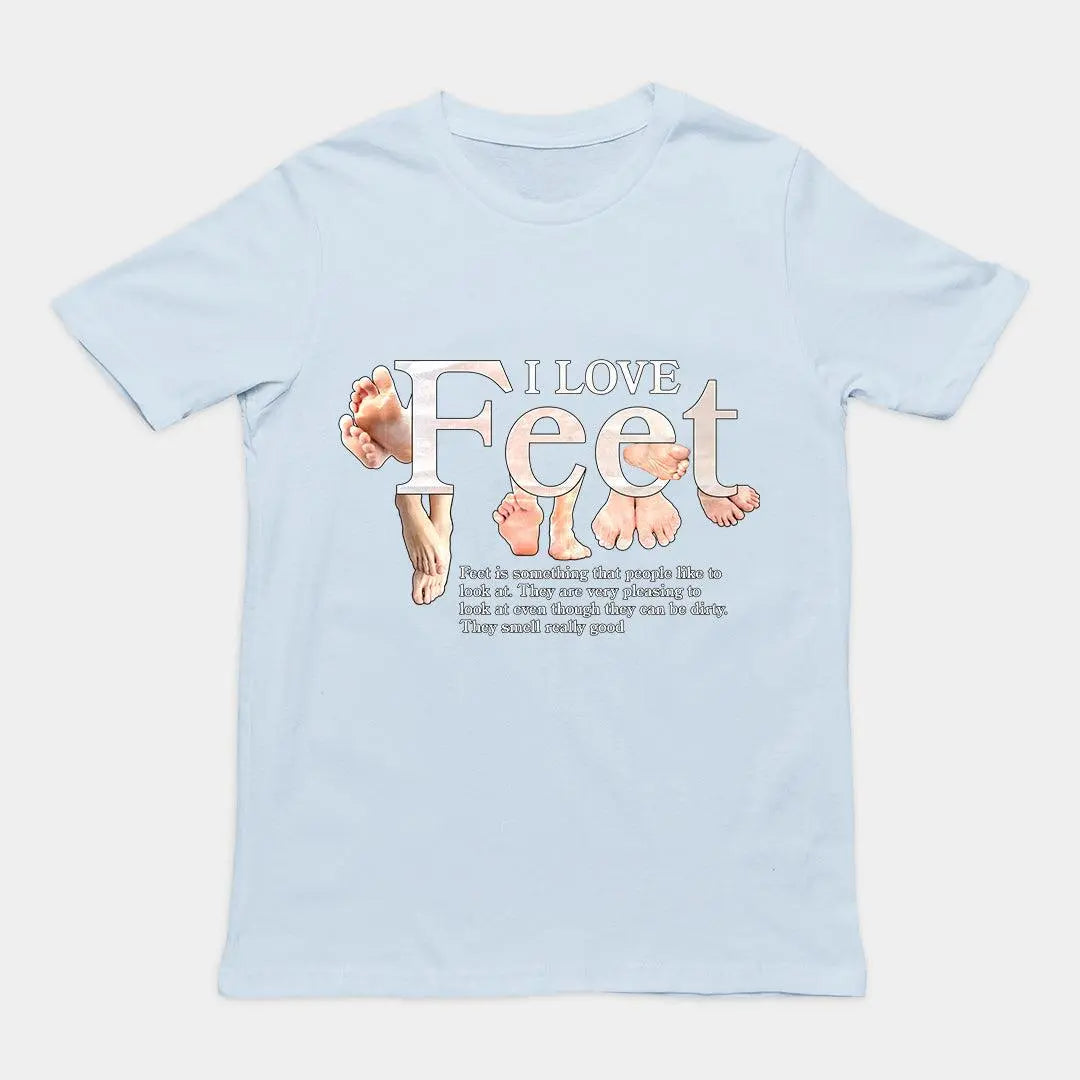 I Love Feet T-shirt - Orbital Clothing