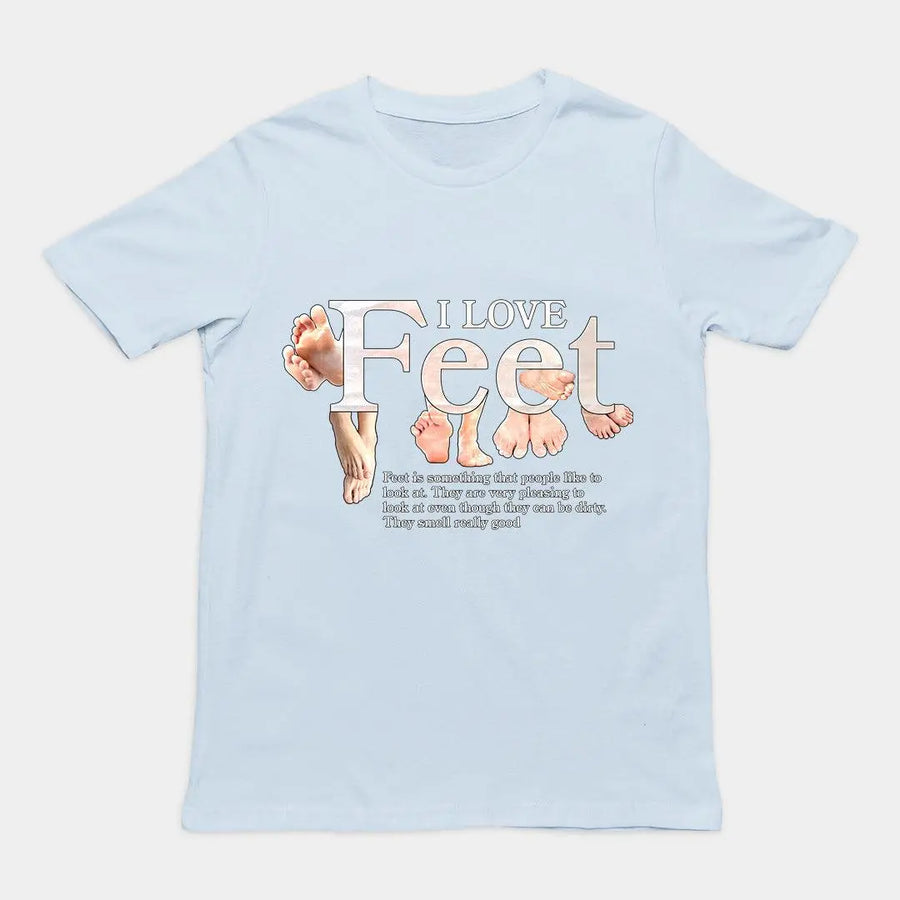 I Love Feet T-shirt - Orbital Clothing