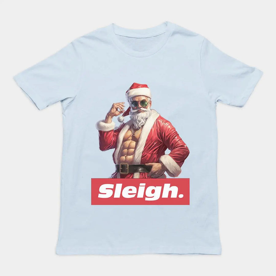 Sleigh Christmas T-Shirt - Orbital Clothing