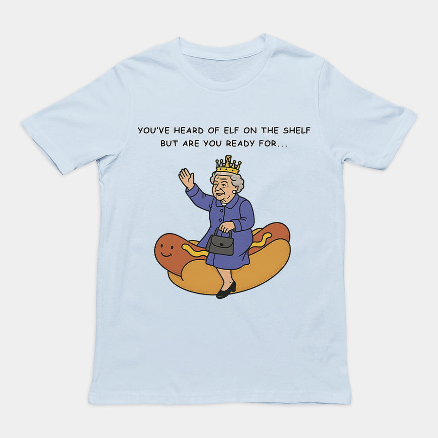 You've heard of elf on the shelf but are you ready for Lizzy on the Glizzy T-Shirt Orbital Clothing