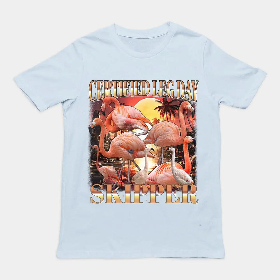 Certified Leg Day Skipper T-Shirt - Orbital Clothing