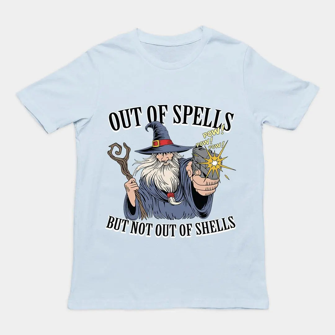 Out of Spells but Not Out of Shells T-Shirt - Orbital Clothing