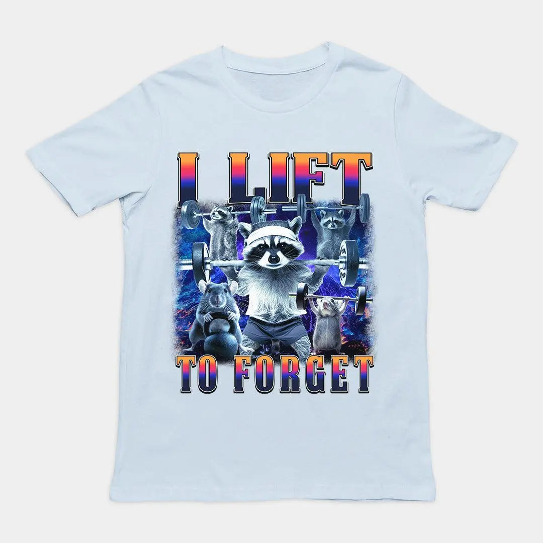 I Lift to Forget T-Shirt - Orbital Clothing