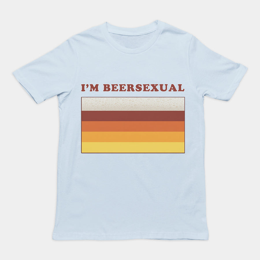 I'm Beersexual T-Shirt (backprint) Orbital Clothing