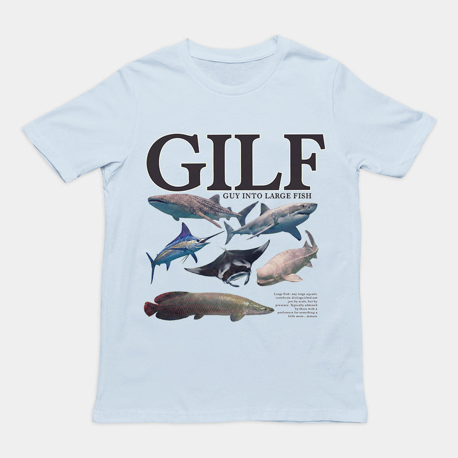 GILF (guy into large fish) T-Shirt Orbital Clothing