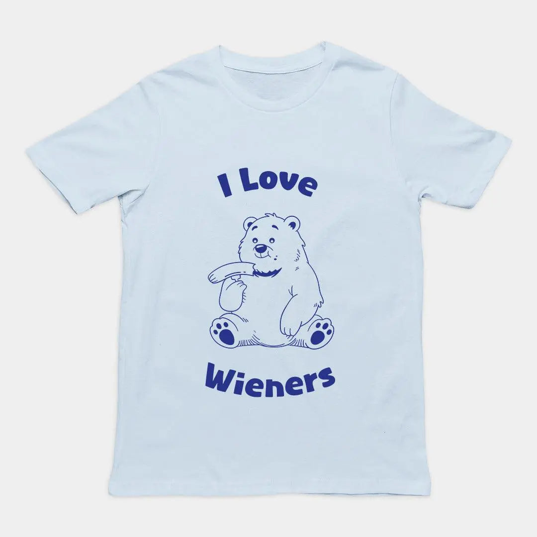 I love wieners T-Shirt - Orbital Clothing