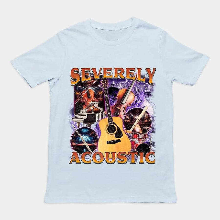 Severely Acoustic t-shirt - Orbital Clothing
