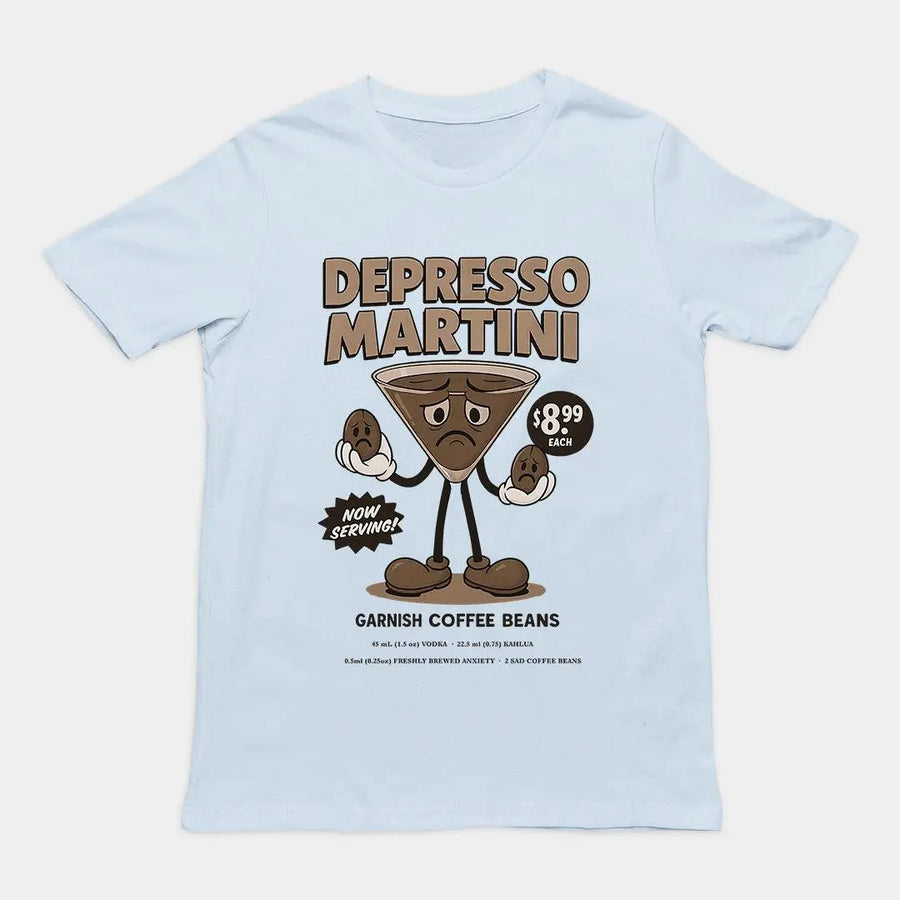 Depresso Martini T-Shirt - Orbital Clothing