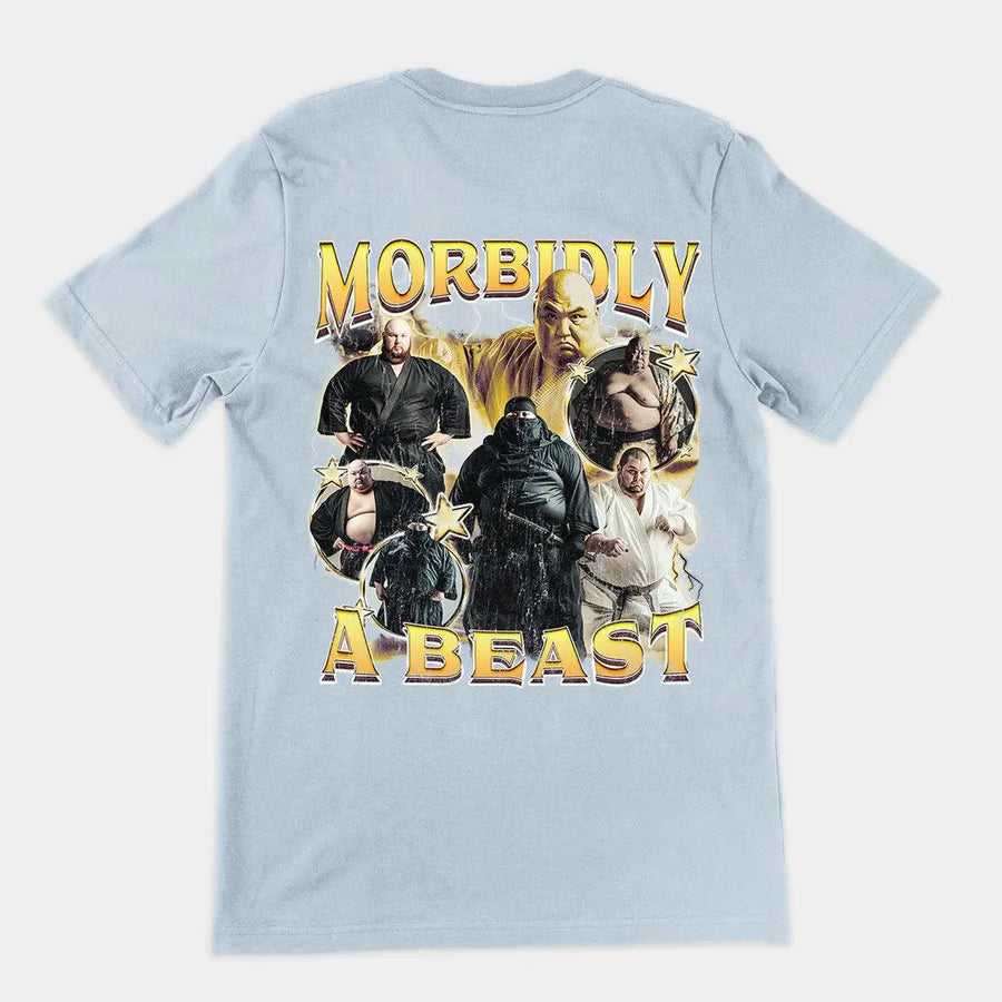 Morbidly a Beast t-shirt (backprint) - Orbital Clothing