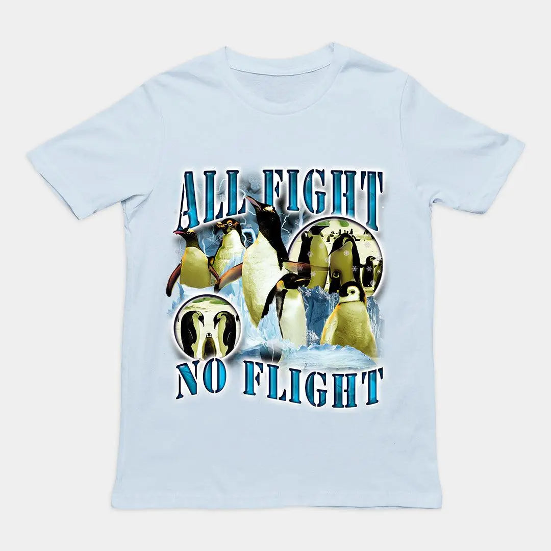 All Fight No Flight t-shirt - Orbital Clothing