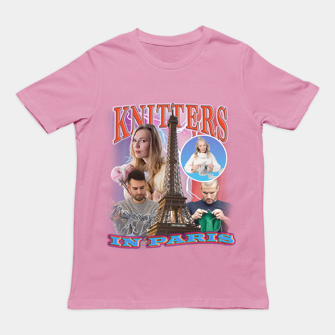 Knitters in Paris t-shirt