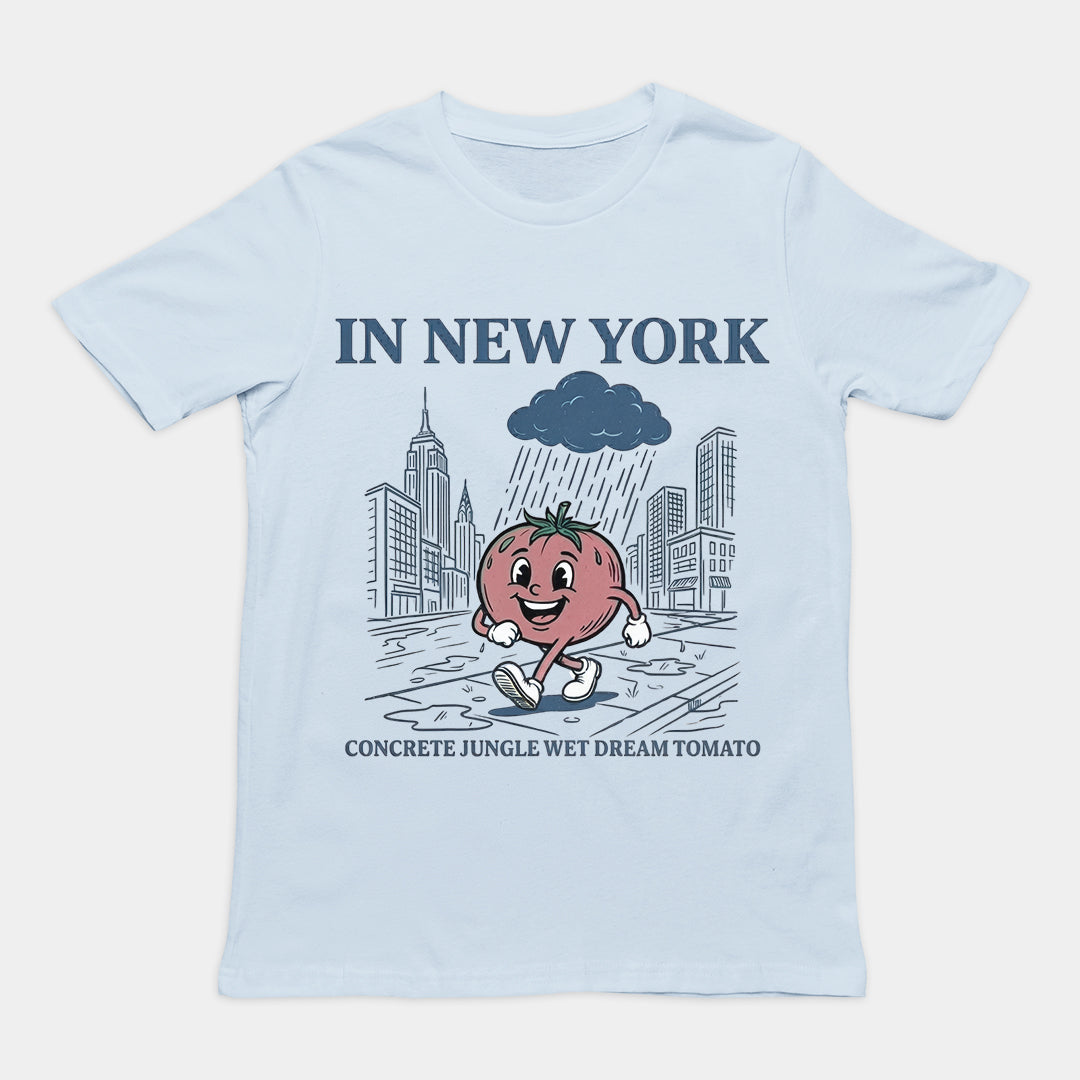 In New York Concrete Jungle Wet Dream Tomato T-Shirt Orbital Clothing