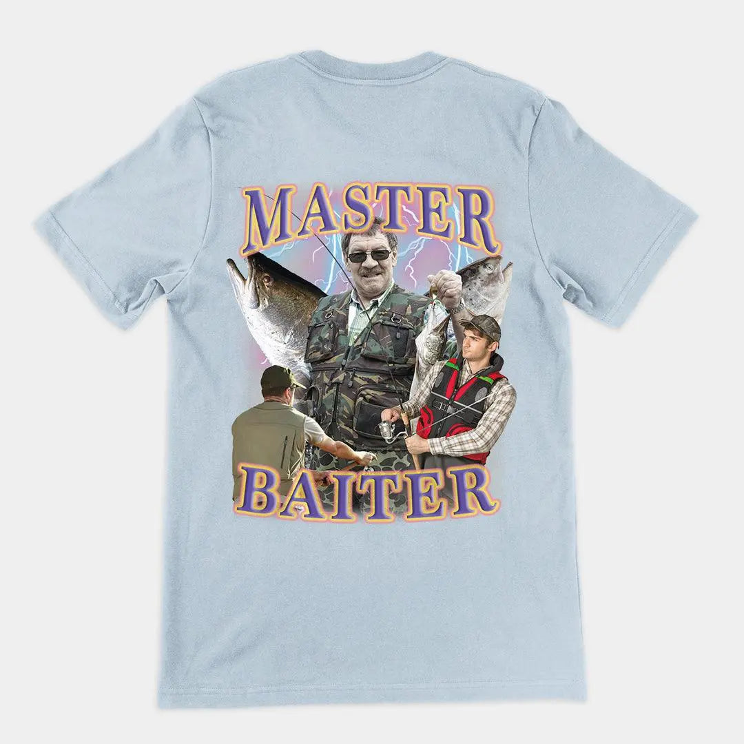 Master Baiter t-shirt (backprint) - Orbital Clothing