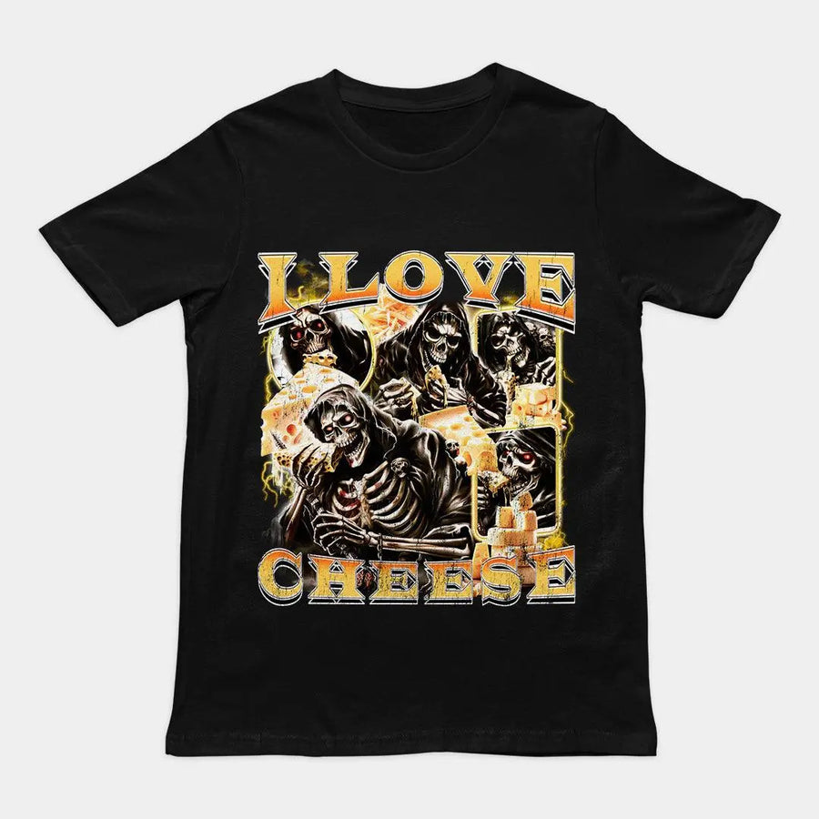I Love Cheese t-shirt - Orbital Clothing