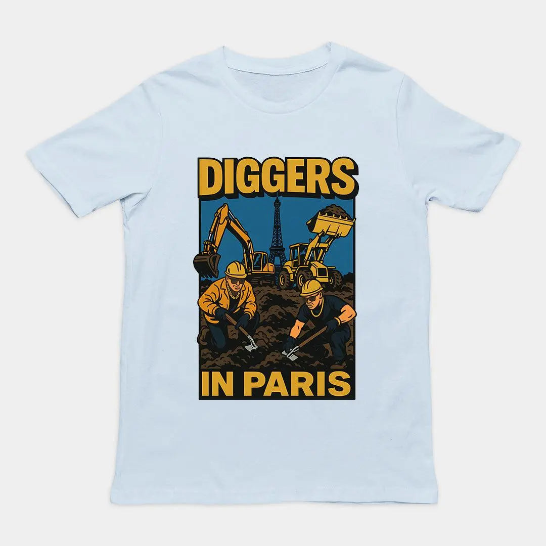 Diggers in Paris T-Shirt - Orbital Clothing