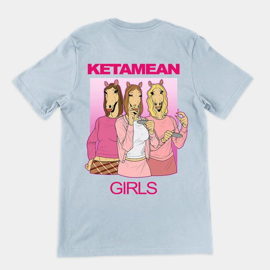 Ketamean Girls t-shirt (backprint) - Orbital Clothing