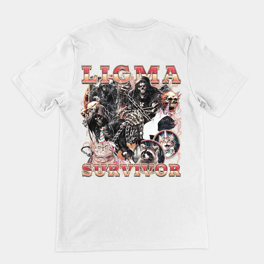 Ligma Survivor t-shirt (backprint) - Orbital Clothing