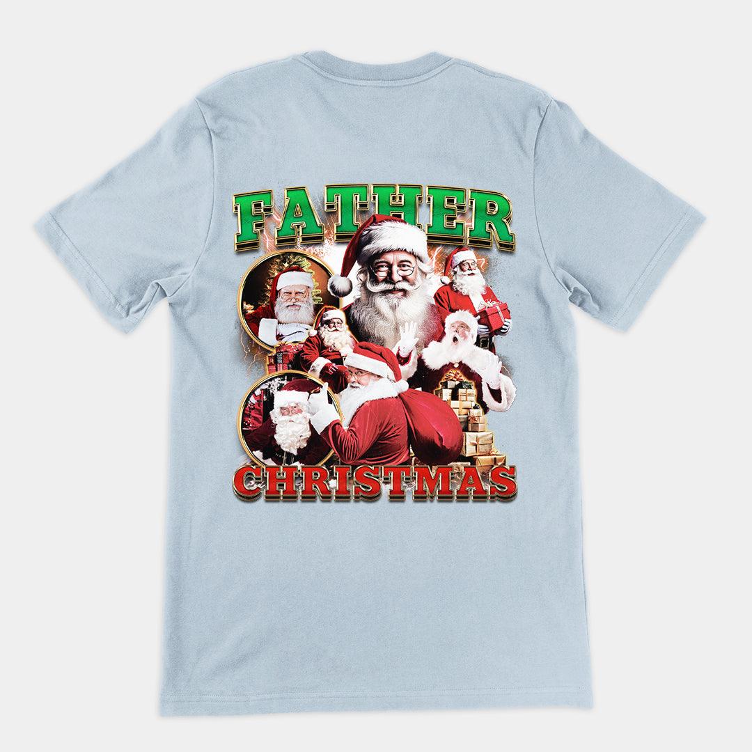 Father Christmas vintage t-shirt (backprint) - Orbital Clothing