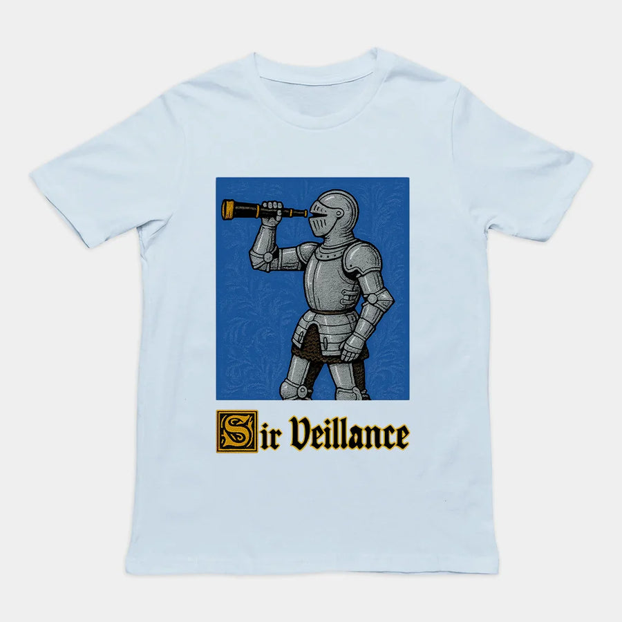 Sir Veillance Handdrawn T-Shirt - Orbital Clothing
