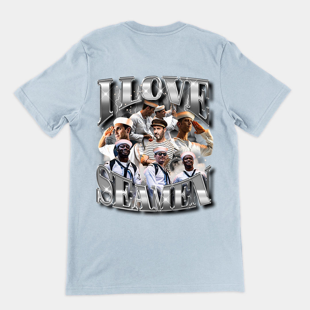 I Love Seamen t-shirt (backprint)