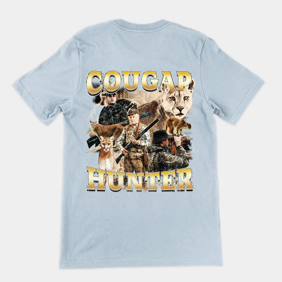 Cougar Hunter t-shirt (backprint) - Orbital Clothing