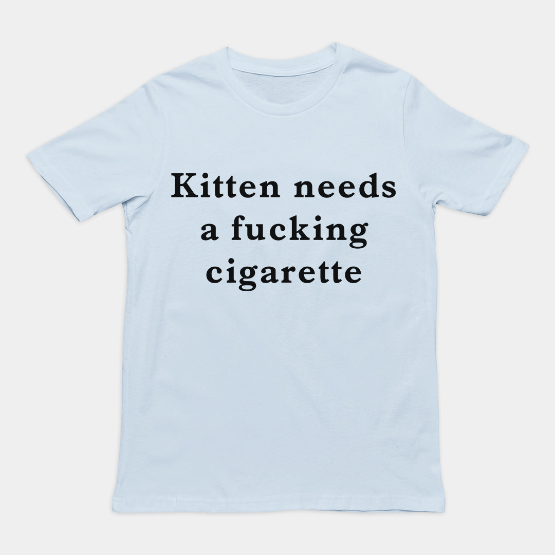 cigarette holder shirt Kitten needs a cigarette T-Shirt – Orbital Clothing cigarette holder shirt Kitten needs a cigarette T-Shirt – Orbital Clothing