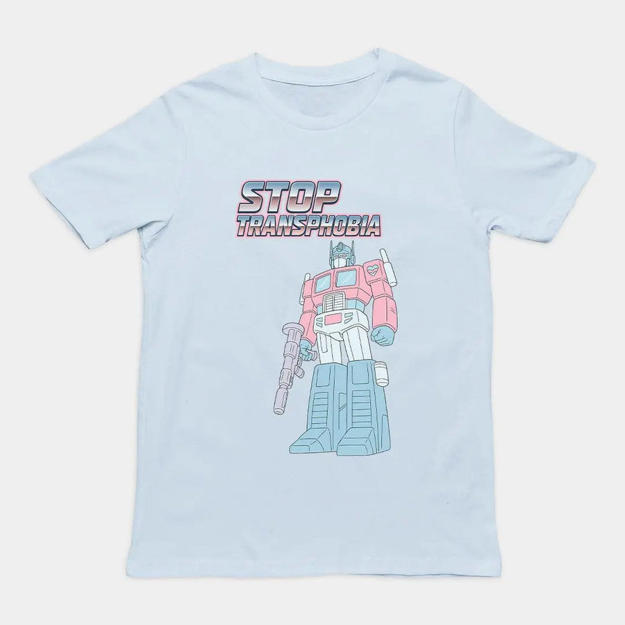 Stop Transphobia T-Shirt - Orbital Clothing