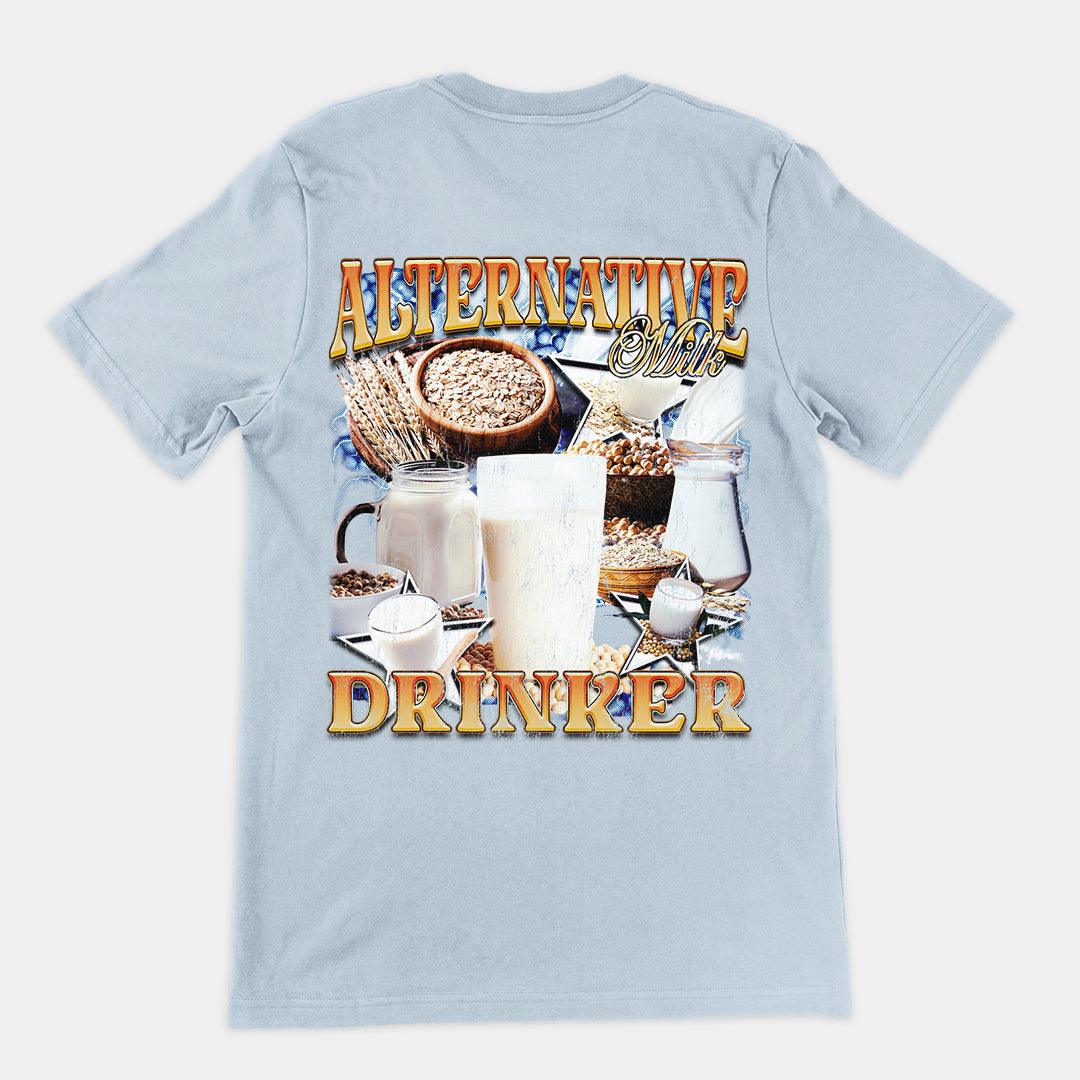 Alternative Milk Drinker t-shirt (backprint) - Orbital Clothing