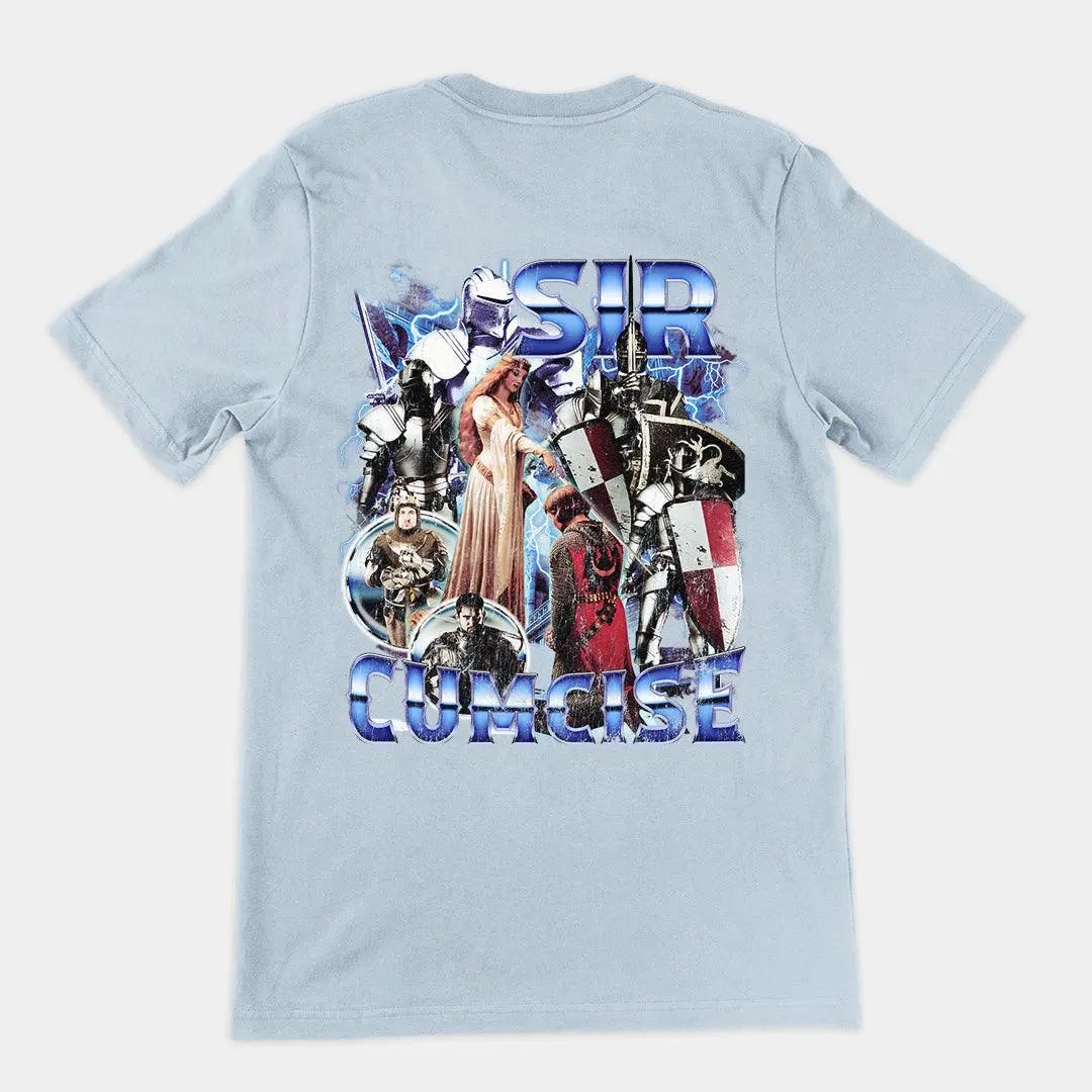 Sir Cumcise t-shirt (backprint) - Orbital Clothing