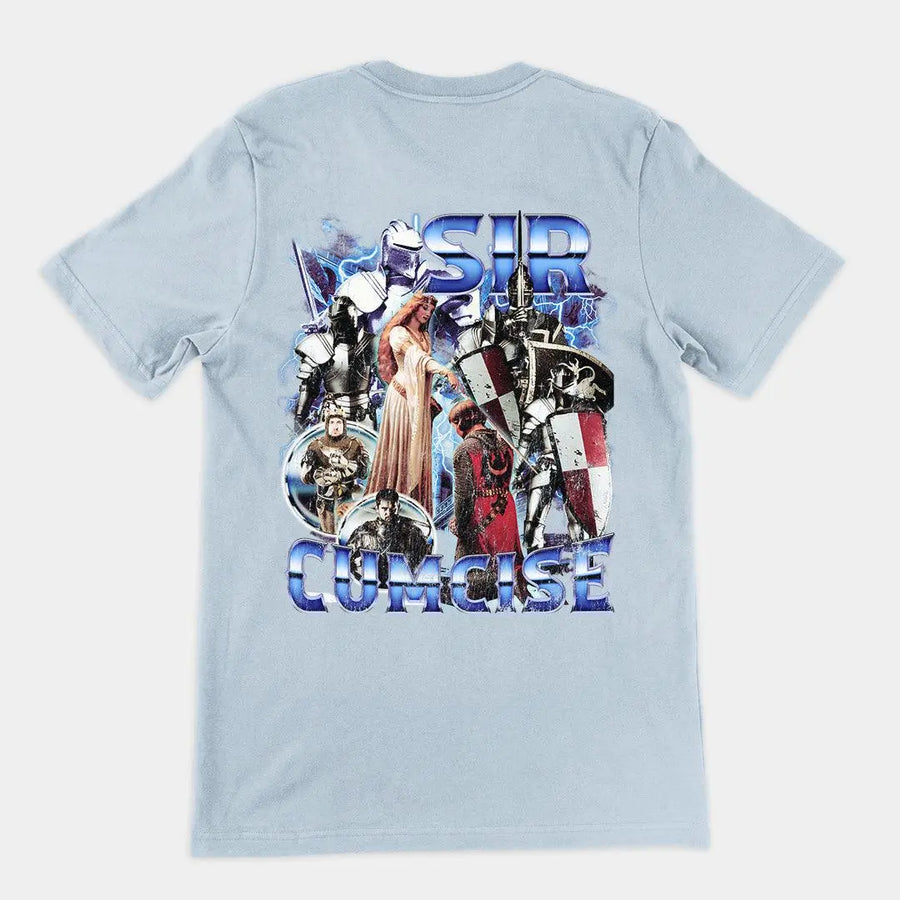 Sir Cumcise t-shirt (backprint) - Orbital Clothing